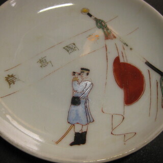 アンティーク小皿　3客　キズなど多少アリの画像