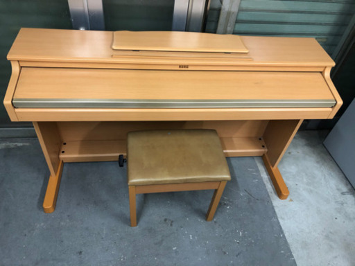 引き取り可■KORG 電子ピアノ デジタルピアノ 動作確認済み　C-2200 ウッド調　音楽■