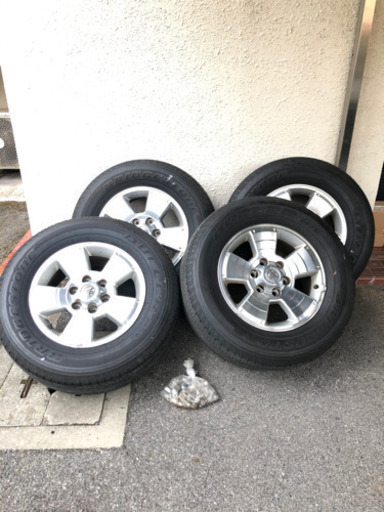 タイヤ　ホイール　ブリヂストン  デューラーH/L  265/65R17  112H  850  2015年製　4本セット