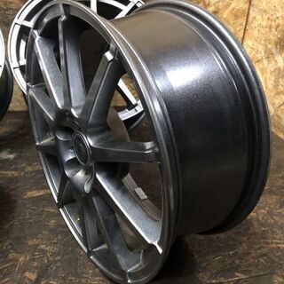 社外ホイール 17インチ 4本 7J5HPCD114.3+38 アルファード ハリアー ヴェルファイア等 (VHK132) クレジットカード QR決済可能