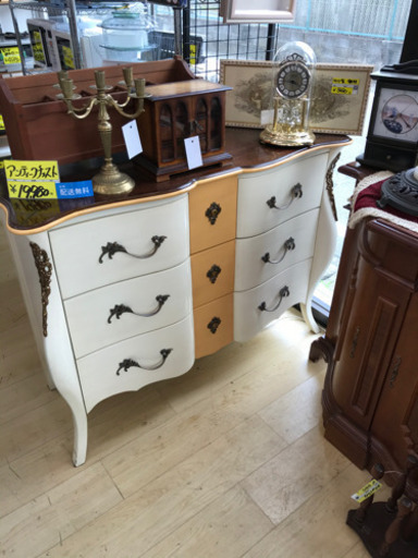 アンティーク調　ロココ調★チェスト 買取帝国　朝霞店