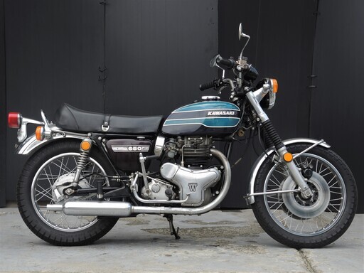 愛媛発☆昭和名車 カワサキ 650RS W3 当時物美車 W650 走行距離
