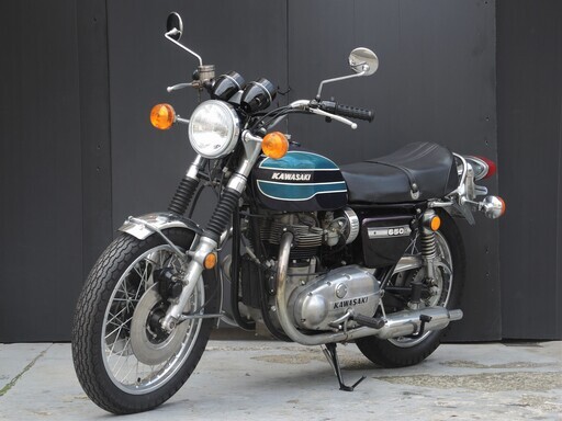 愛媛発☆昭和名車 カワサキ 650RS W3 当時物美車 W650 走行距離