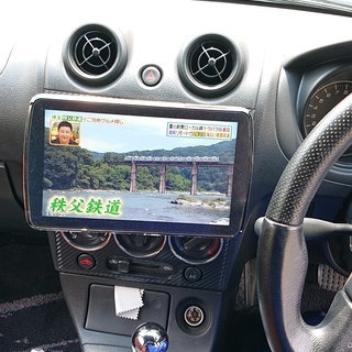 【オートローン可】コペン　D-SPORTスポーツECU 80psハイオク仕様　リモコン＆走行中オープン可　９インチブルーレイ対応ナビゲーション　の画像