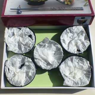 蓋付きお吸い物椀　５客セットの画像