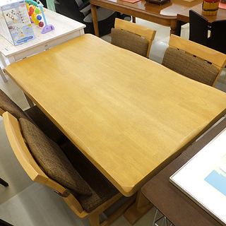 札幌市/清田区 札幌発 大商産業 大川家具 富士ダイニングセット イス4脚付き