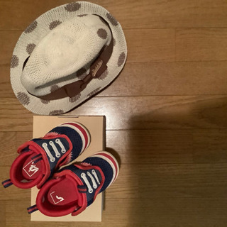 【取り引き終了しました！】VANS 14㎝子供靴　ナルミヤ帽子　...