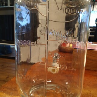 (中古) ガラス ドリンクサーバー 蛇口付きの画像