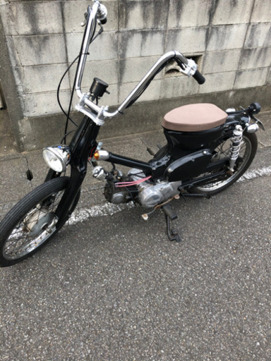 スーパーカブチョッパーカスタムお話中