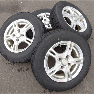 新札幌発 ブリジストン BLIZZAK VRX スタッドレスタイヤ 145/80R13 17年製 アルミホイール付 4本セット