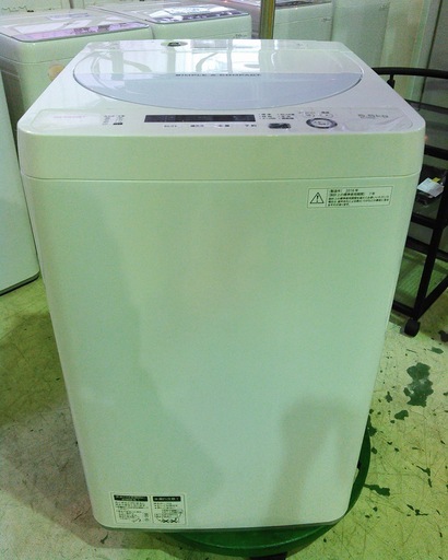 ◆安心の一年保証！洗濯機　5.5㎏　SHARP/シャープ　2016年製　ES-GE5A-V　No.1320071902　ガーランド草加