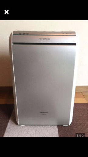 National ナショナル 除湿器 F-YHD100ハイブリット式 除湿機　部屋干し乾燥 USED