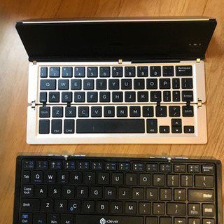 【訳あり】折りたたみキーボード2つの画像