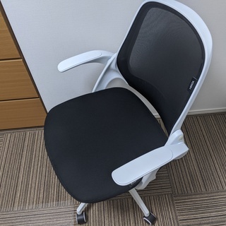 Hbada 椅子 オフィスチェア デスクチェア イス 跳ね上げ式...