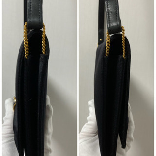 【処分価格】エルメス カクテル　ショルダーバッグ ブラック サテン