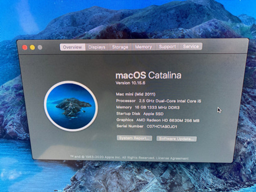Mac mini (Catalina) 16GB-RAM