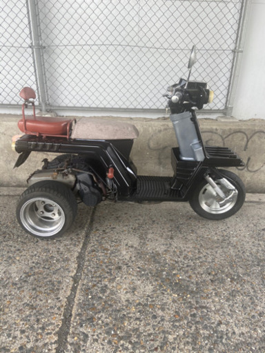 ジャイロX2人乗り！全塗装！タイヤ新品！自賠責あり！