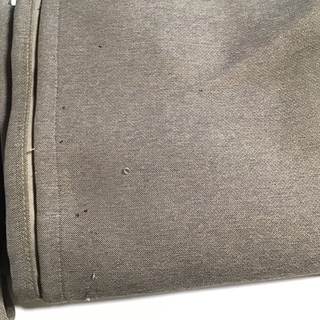 中古品　遮光茶系カーテン2枚セットの画像