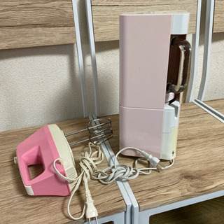 旧式ハンドブレンダーとミキサー