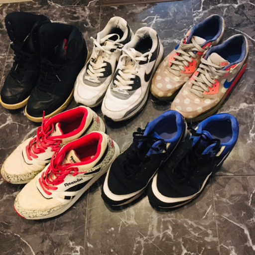 【訳あり】激安　NIKE スニーカー　五足セット　REABOK