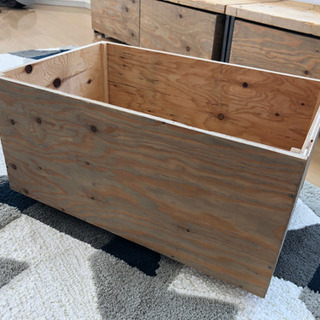 ベンチ型収納　古木天板スチール脚の画像