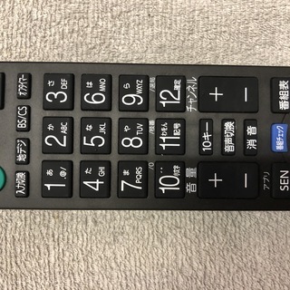 SONY製のデジタル液晶テレビ対応リモコン　ELPA　RC-TV009SO(中古品）の画像