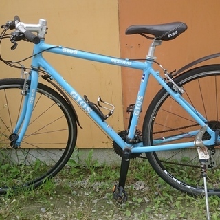 GIOS MISTRAL 700C アルミ 24速 420mm クロスバイク 使用頻度数回)GIOS MISTRAL ブラック 480mm 700C 外装24段変速