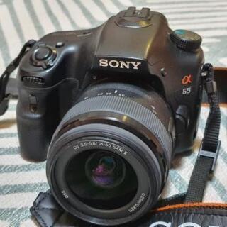 SONY ALPHA 65 カメラを売ります。