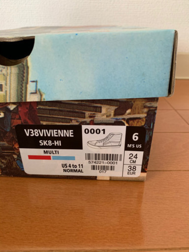 【限定品】ヴィヴィアン ウエストウッドVANSコラボスニーカー
