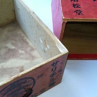 富山の薬売り　薬箱　川腰三階松堂　家庭薬BOXの画像