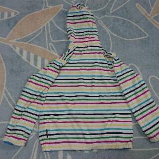 【男の子　150cm】ミキハウス リバーシブルパーカーの画像