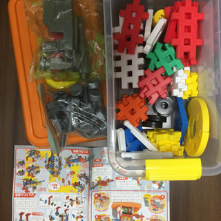 子供用の知育玩具 ニューブロック2セット の画像