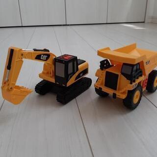 CATショベルカー&ダンプカー(ジャンク)