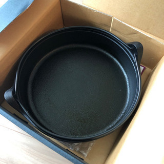 OIGEN 24cm すき焼き鉄鍋　IH対応の画像