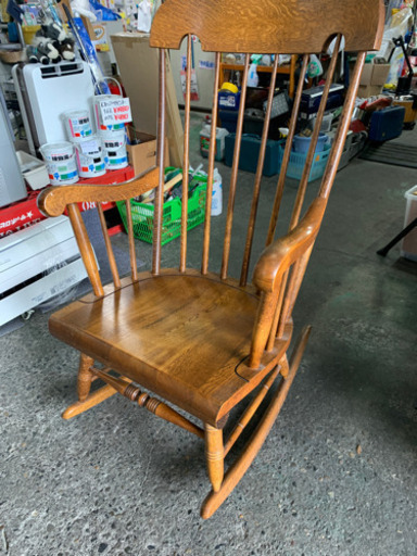 飛騨産業　キツツキマーク  ロッキングチェア　中古　状態良