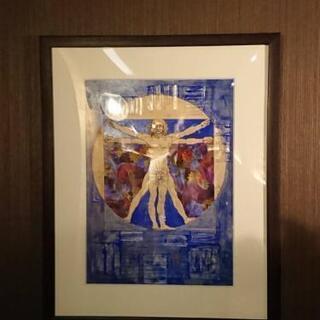 【SALE!!個展時の半額です】現代アート絵画 (額装済み)の画像