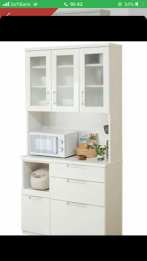 ニトリ 食器棚 120cm ポスティア美品