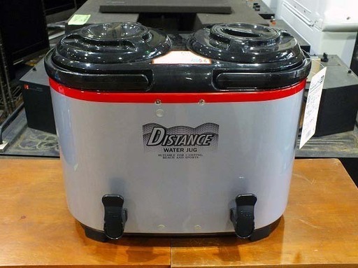 【苫小牧バナナ】ディスタンス ウォータージャグ ツイン 6+6L 保温・保冷どちらもOK! 内容器アルミタイプ