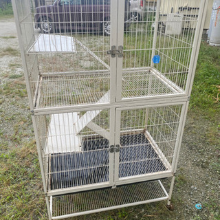チンチラ　小動物　大型ケージ　難あり