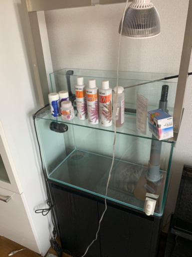 オーバーフロー水槽　二段　諸々セット