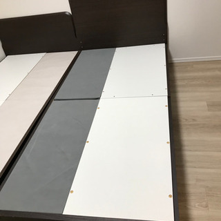 ニトリのシングルベッドの画像