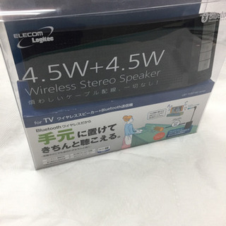 美品☆ELECOM Logitec ワイヤレススピーカー