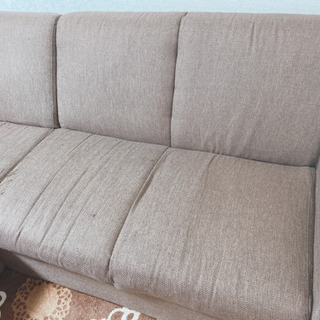 (早急)3人掛けソファー L字の画像