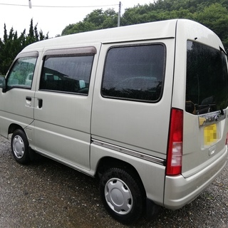 お仕事軽バン！19年 サンバーバン ディアス AT  8万k 車検3年6月 Tベルトなど交換済 スマートキー付き！の画像