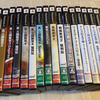 PS2本体、コントローラー、ケーブル、ソフト(写真2枚目)の画像