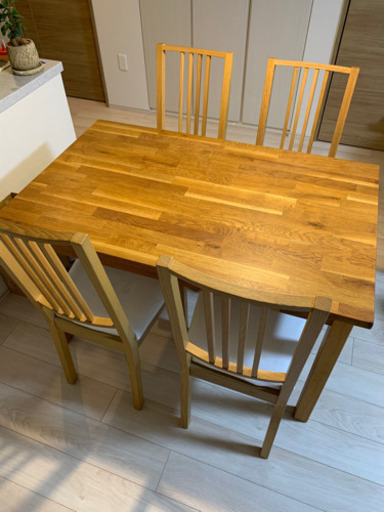 IKEA ダイニングテーブル＋チェア4脚