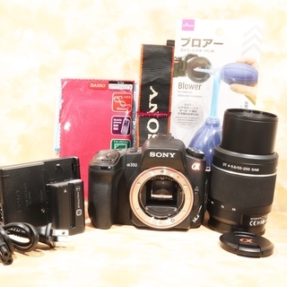 ◇美品級＆ボディ内手振れ補正◇ソニー SONY α350 望遠レンズセット