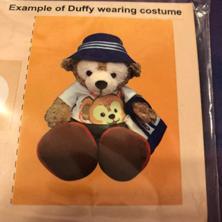 未使用　レア　ダッフィー　コスチュームの画像