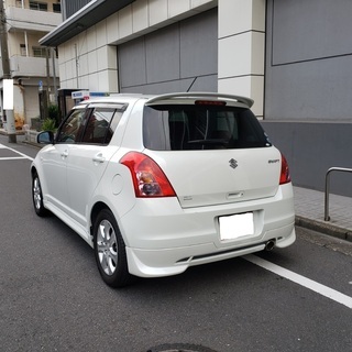スイフトＸＧエアロ　Ｈ21　車検4年11月　走行55000キロ　純正ＨＤＤナビ＆地デジＴＶ　純正エアロ＆15ＡＷ　キセノンの画像