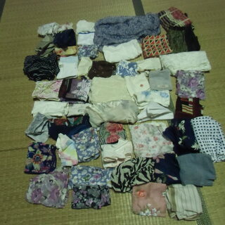 【取引成立】●無料● ハンカチ 手ぬぐい スカーフ等 の布類 5...